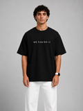 BLACK OVER SIZE T SHIRT